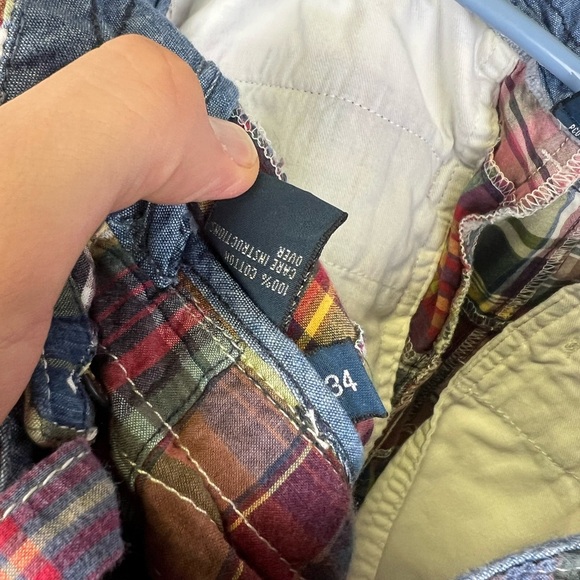 Polo Ralph Lauren Men's Madras Plaid Shorts Size 34 - Picture 8 of 9